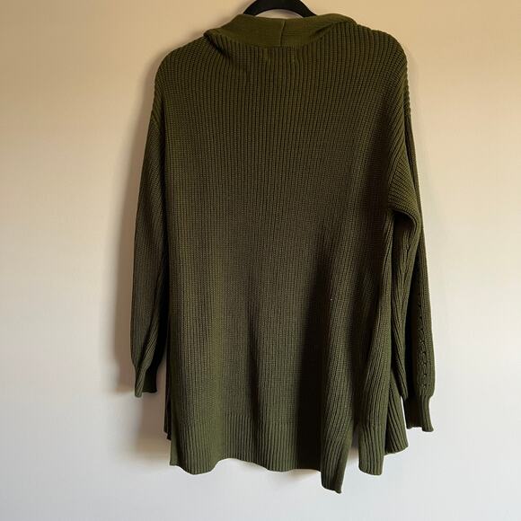 Universal Thread Women's Green Open-Front Long Line Cardigan - Size XS - NWT - Picture 4 of 9